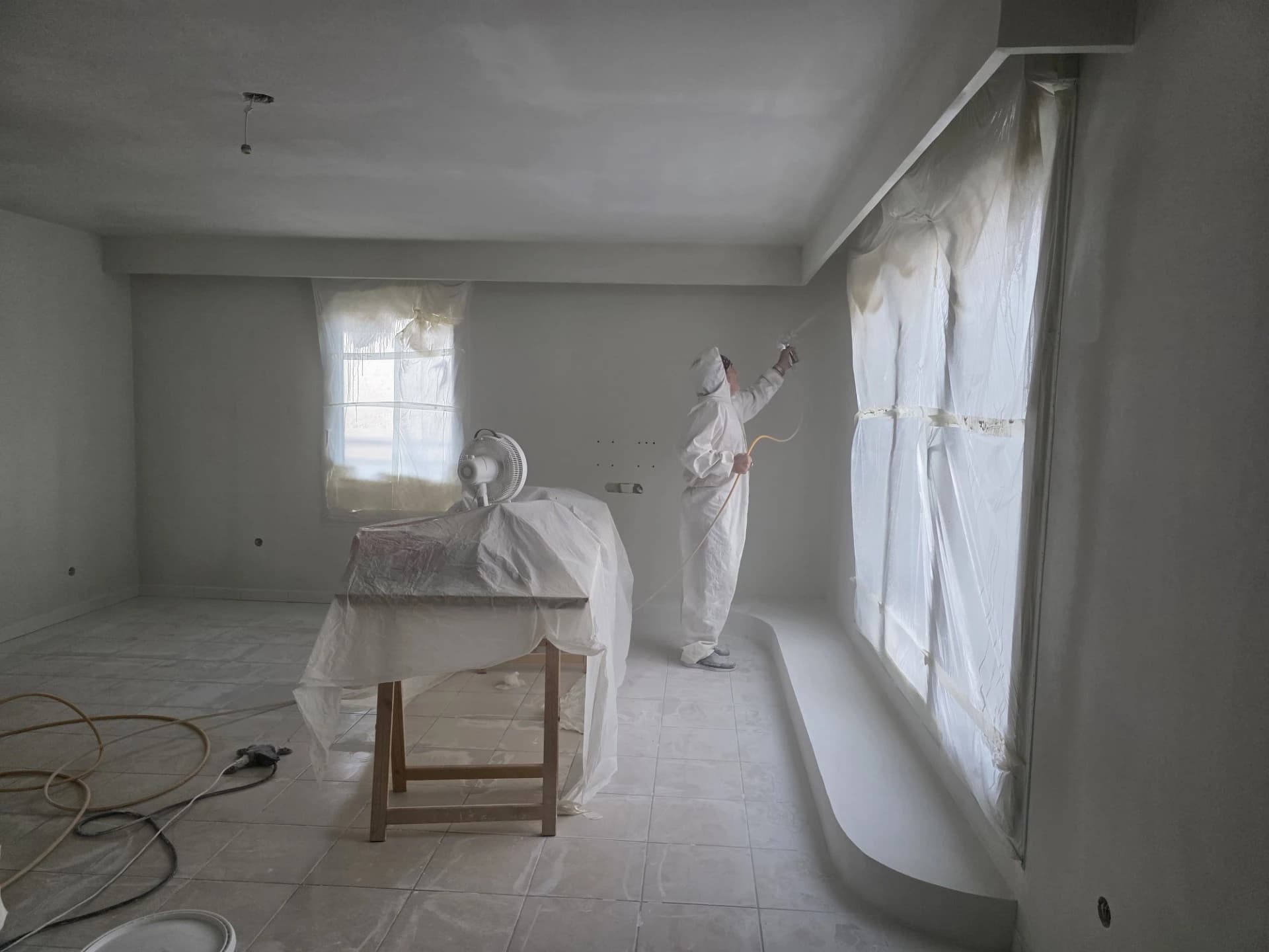 Mise en peinture de l'appartement