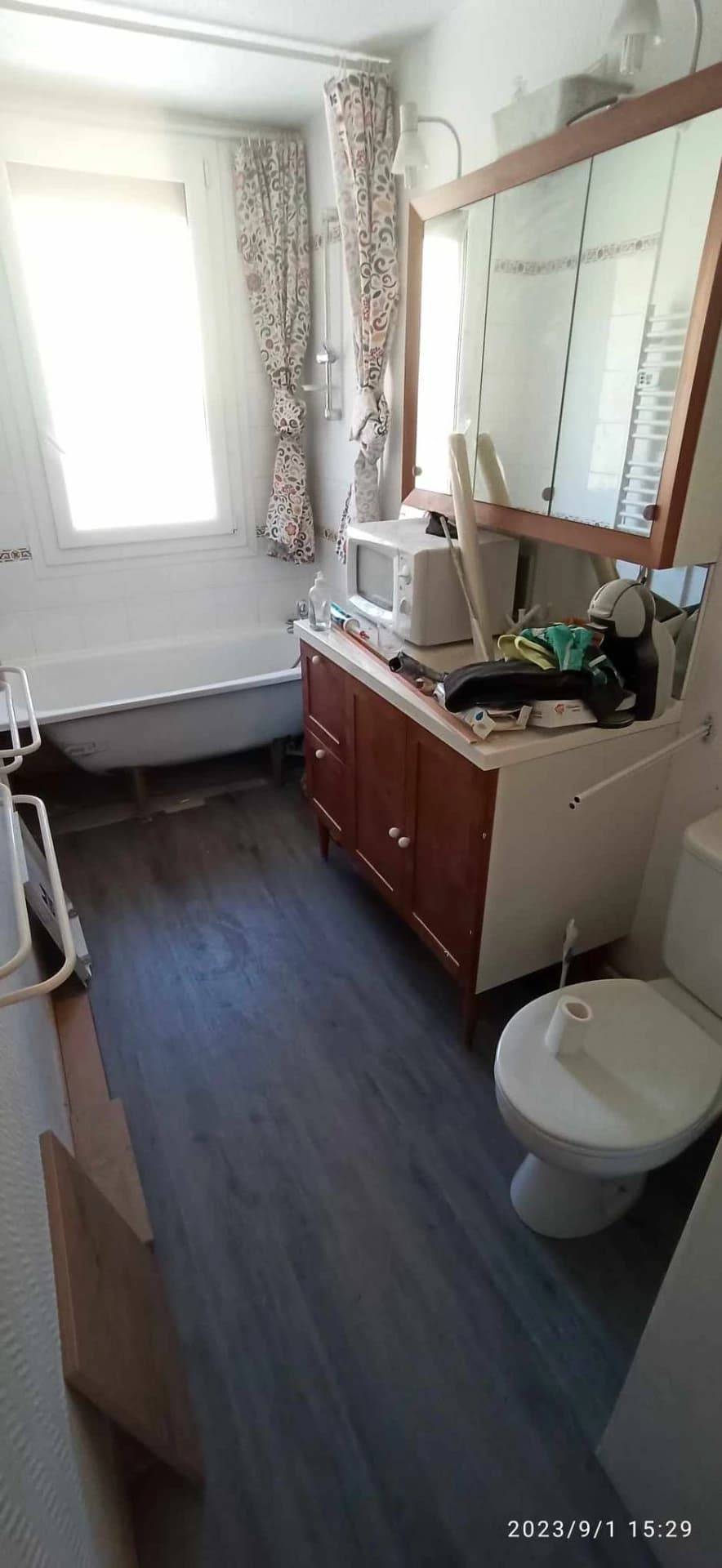 Rénovation d'appartement à St François Longchamp 73130 – vue du chantier 33
