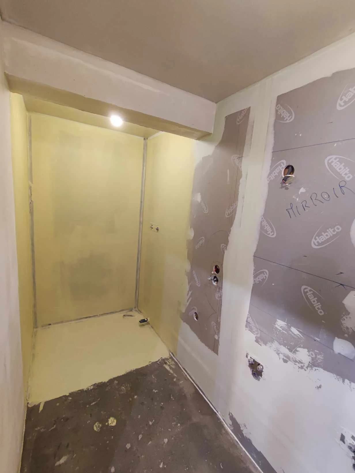 Rénovation salle de bain à Celliers – vue du chantier 17