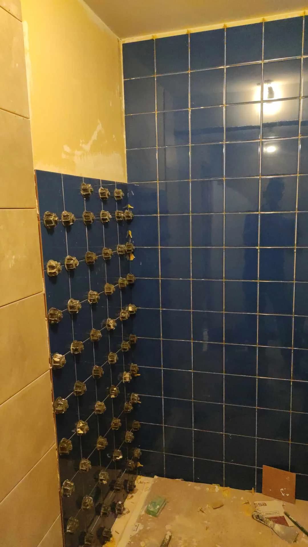 Rénovation salle de bain à Celliers – vue du chantier 22