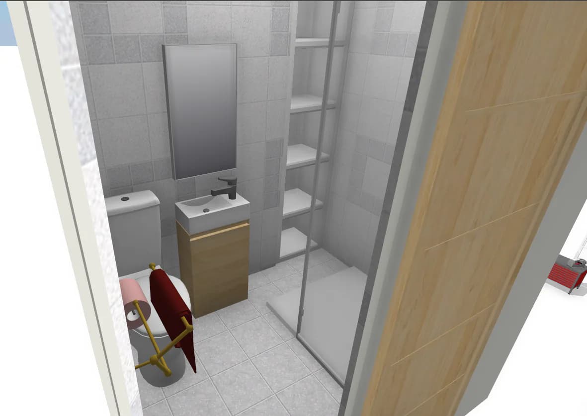 Un plan 3D du projet est fourni au client