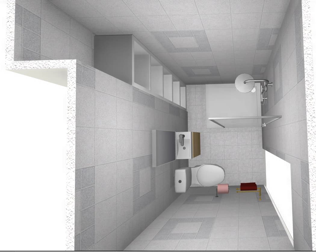 Vue du dessus en 3D