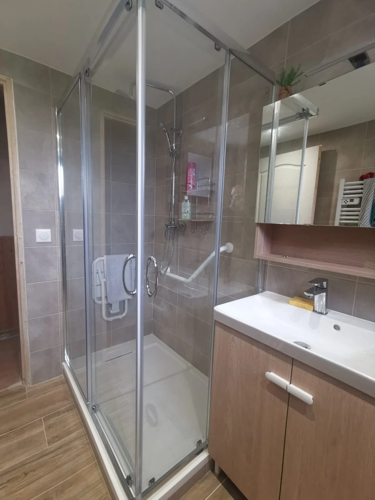 Rénovation salle de bain à Esserts-Blay – vue du chantier 33