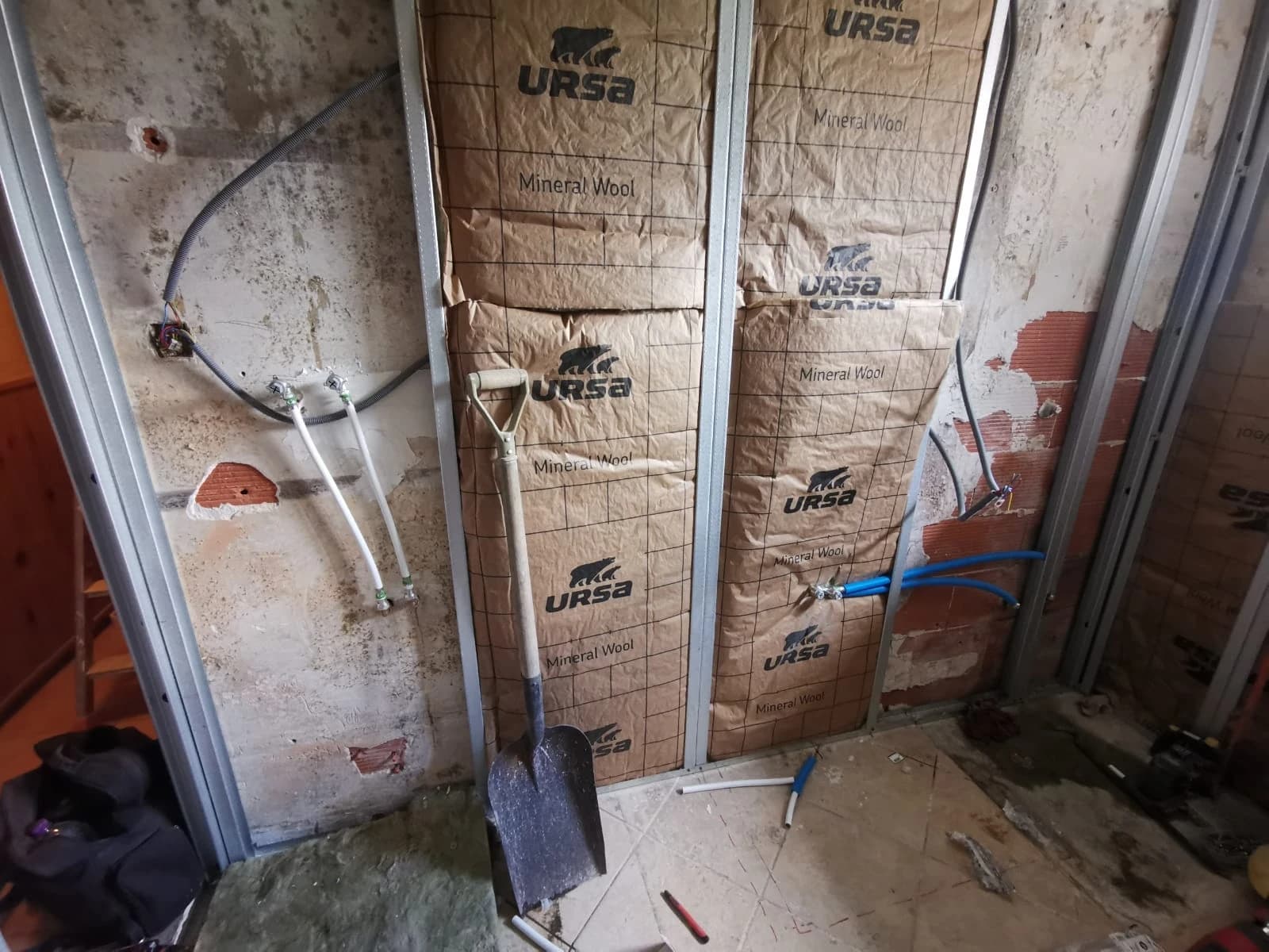 Rénovation salle de bain à Esserts-Blay – vue du chantier 11