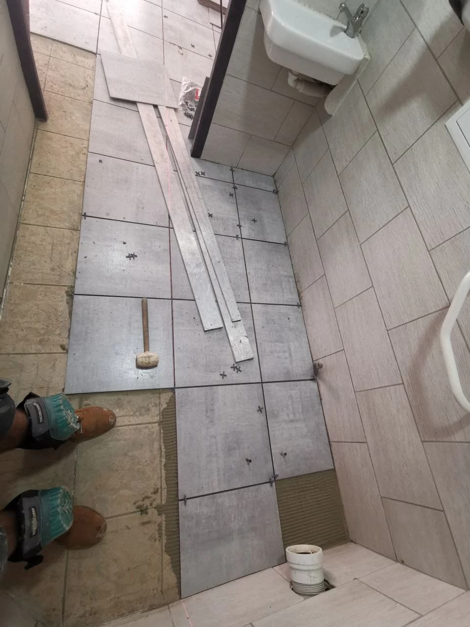 Carrelage des WC