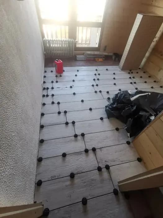 Carrelage de la chambre