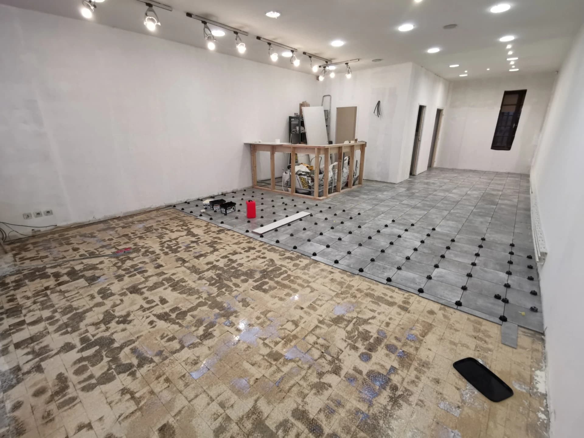Le chantier progresse...