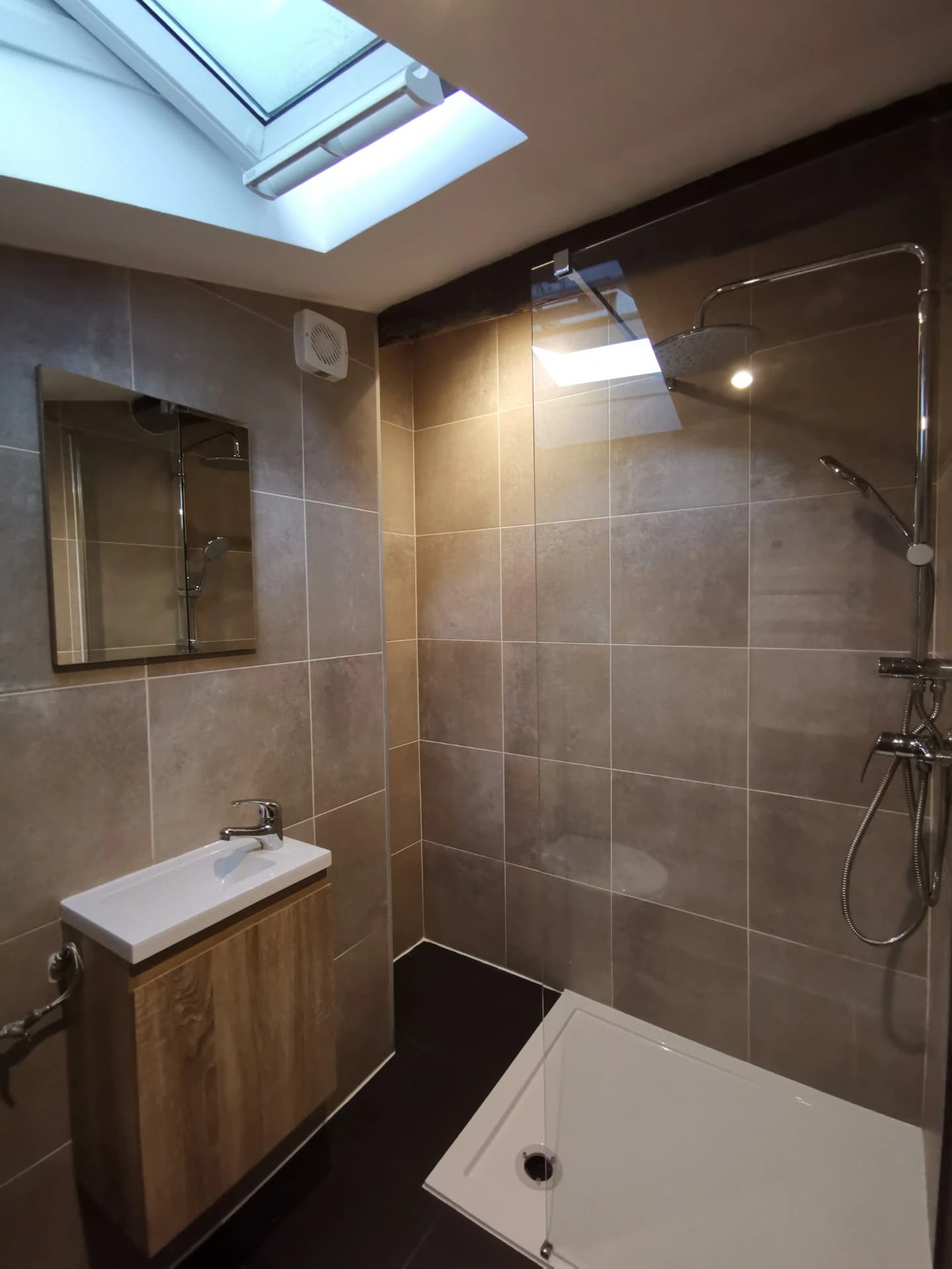 Rénovation salle de bain à Moûtiers – vue du chantier 21