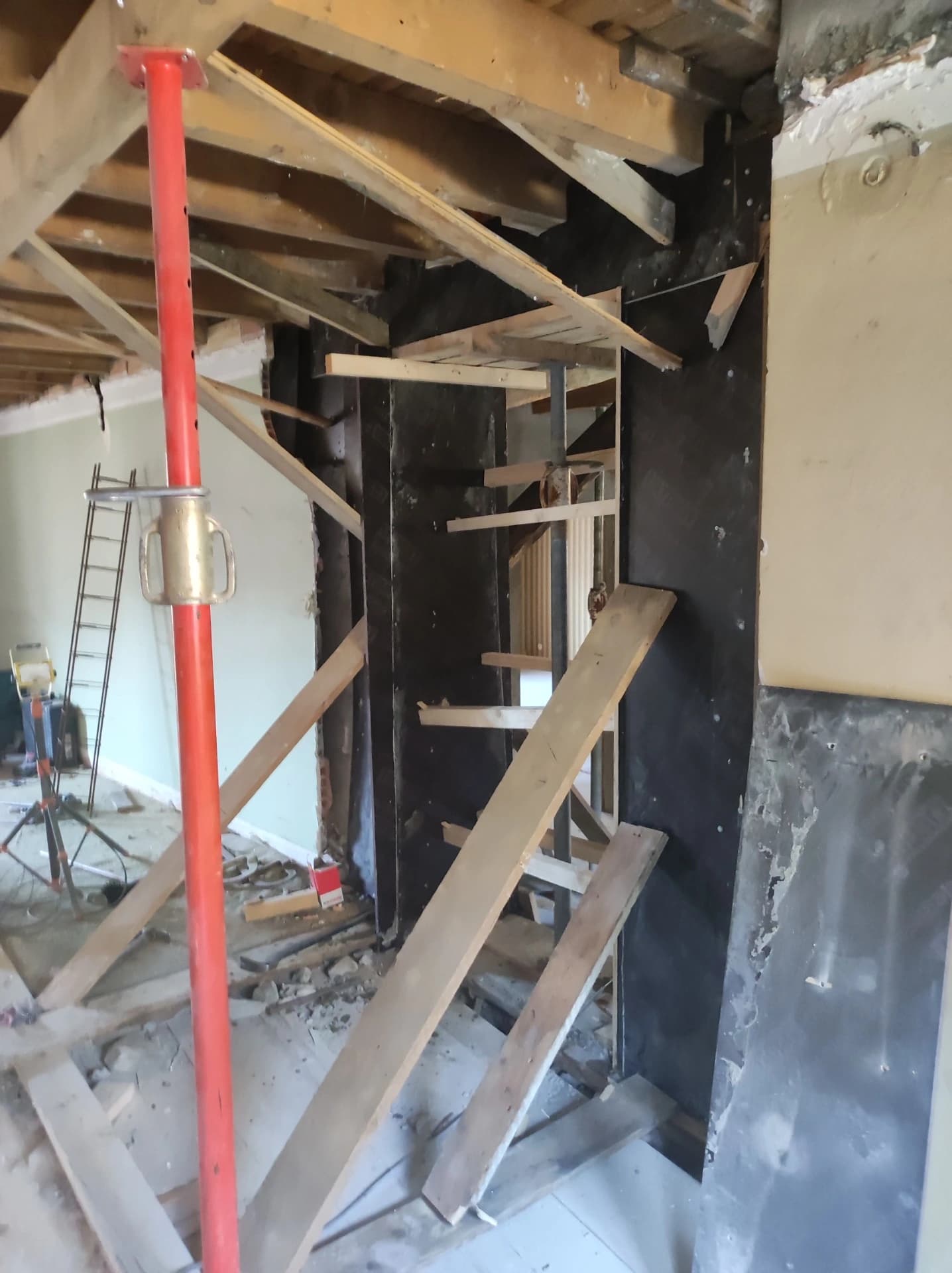Rénovation d'une ancienne maison à Beaufort (73270) – vue du chantier 22