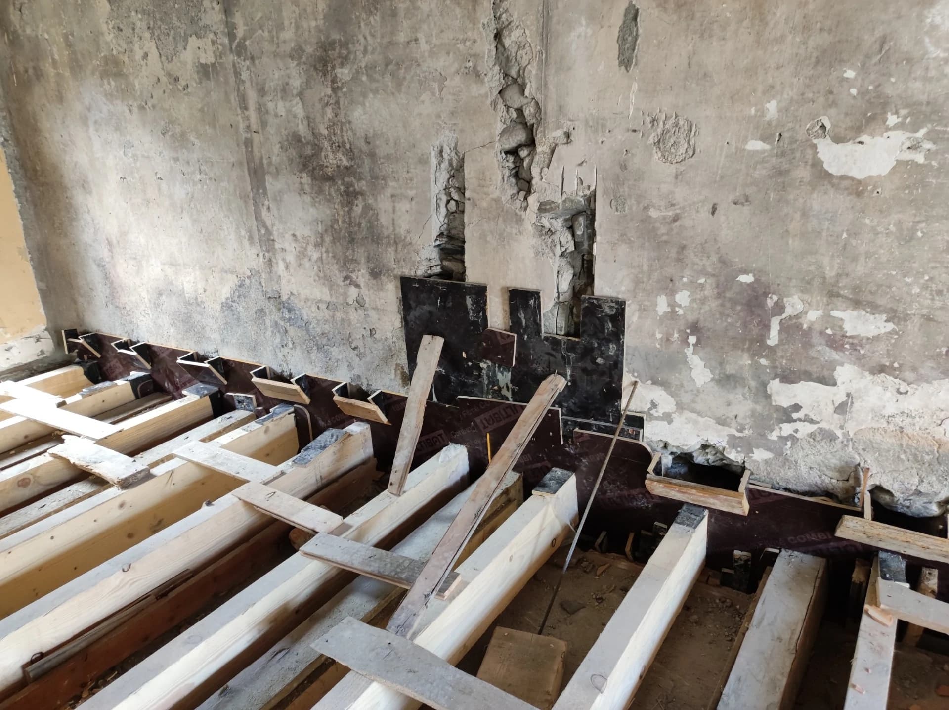 Rénovation d'une ancienne maison à Beaufort (73270) – vue du chantier 43