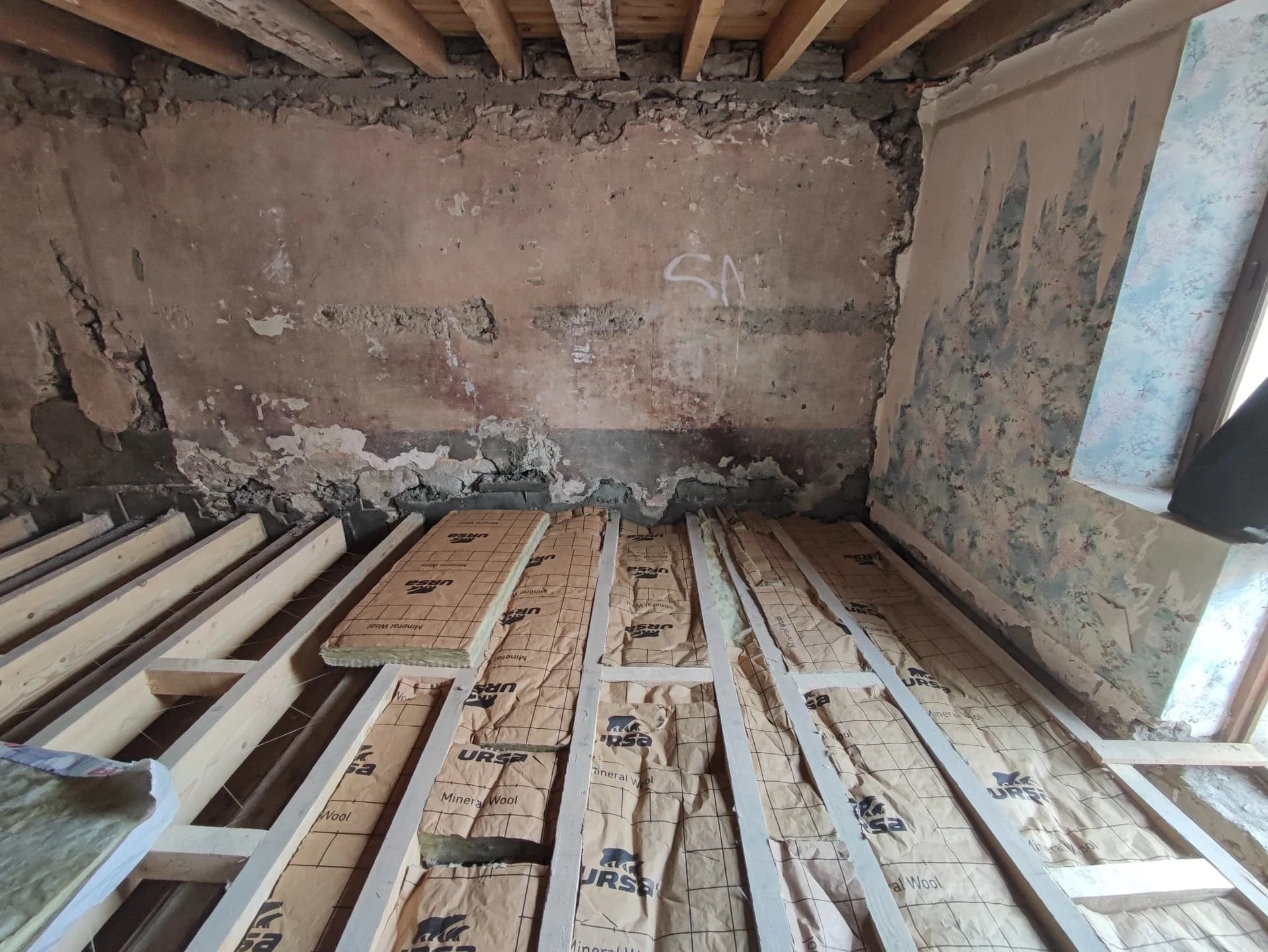 Rénovation d'une ancienne maison à Beaufort (73270) – vue du chantier 45