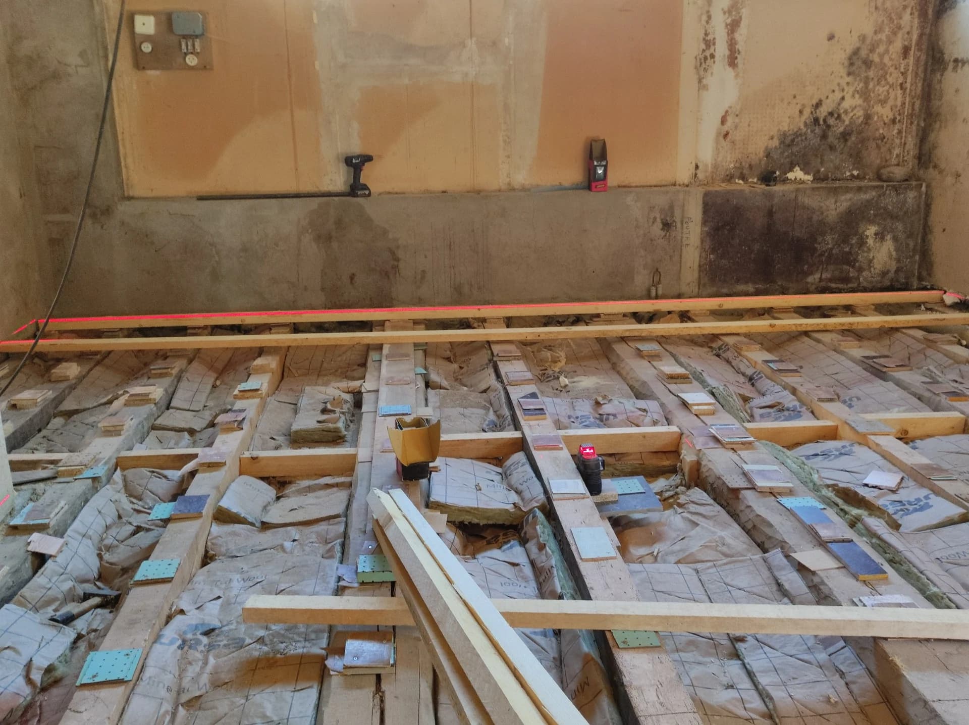 Rénovation d'une ancienne maison à Beaufort (73270) – vue du chantier 46