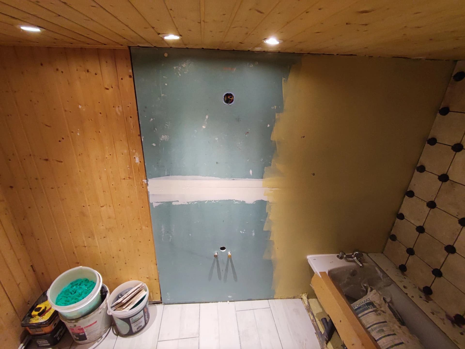 Rénovation salle de bain à Bonneval – vue du chantier 8
