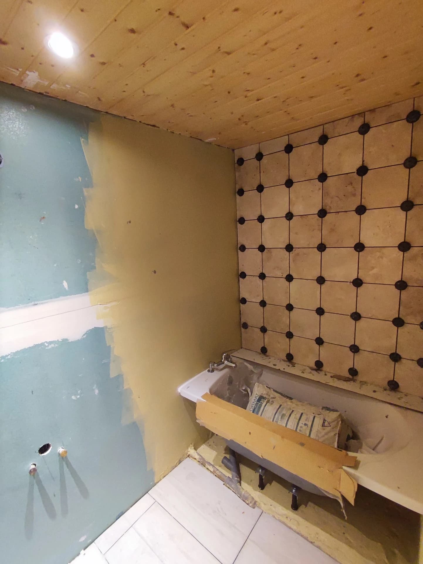Rénovation salle de bain à Bonneval – vue du chantier 11