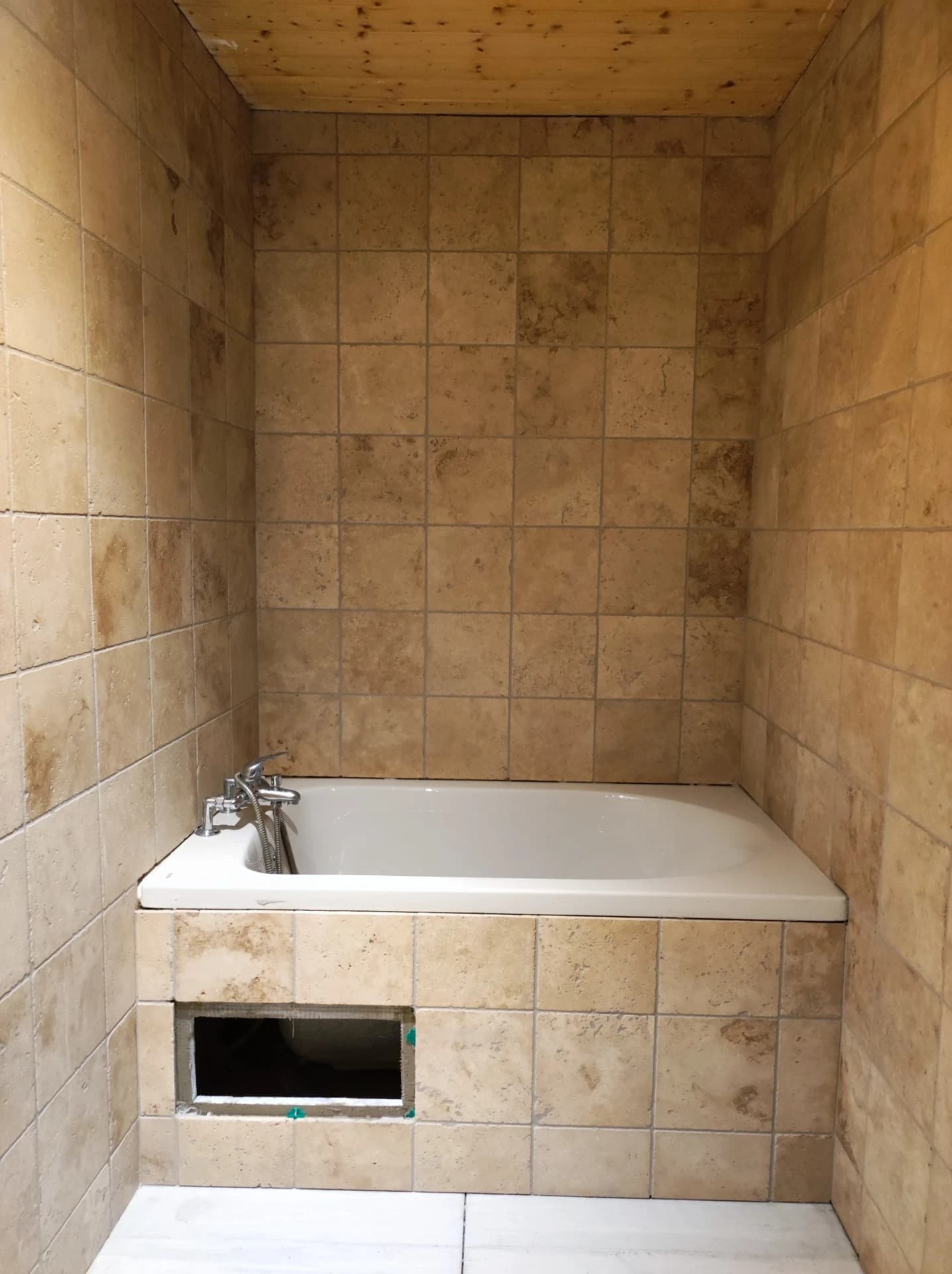 La salle de bain Travertin