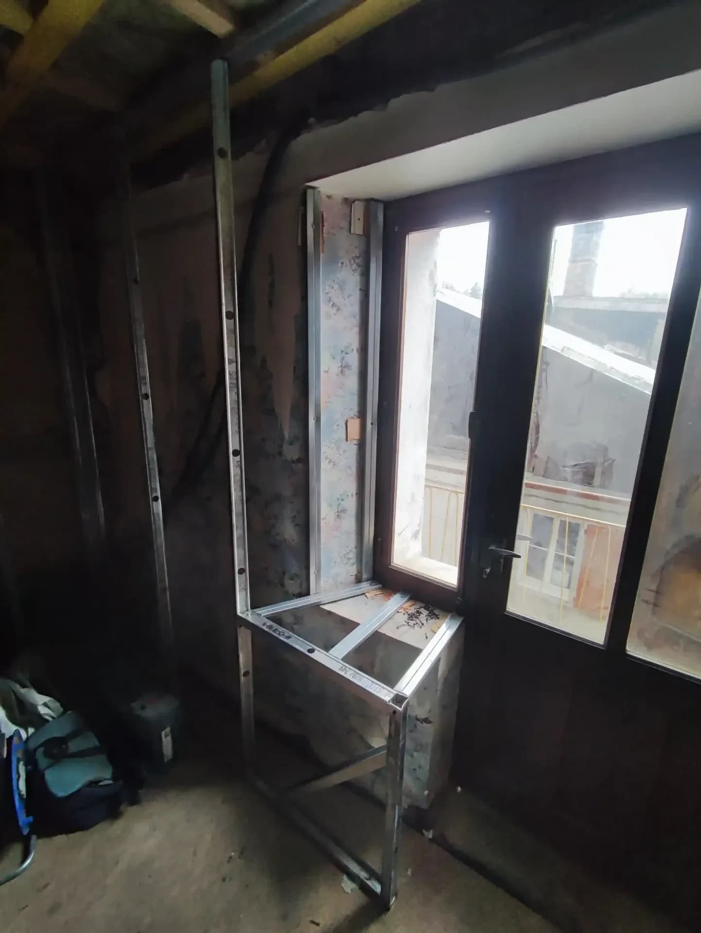 Rénovation d'une ancienne maison à Beaufort (73270) – vue du chantier 76
