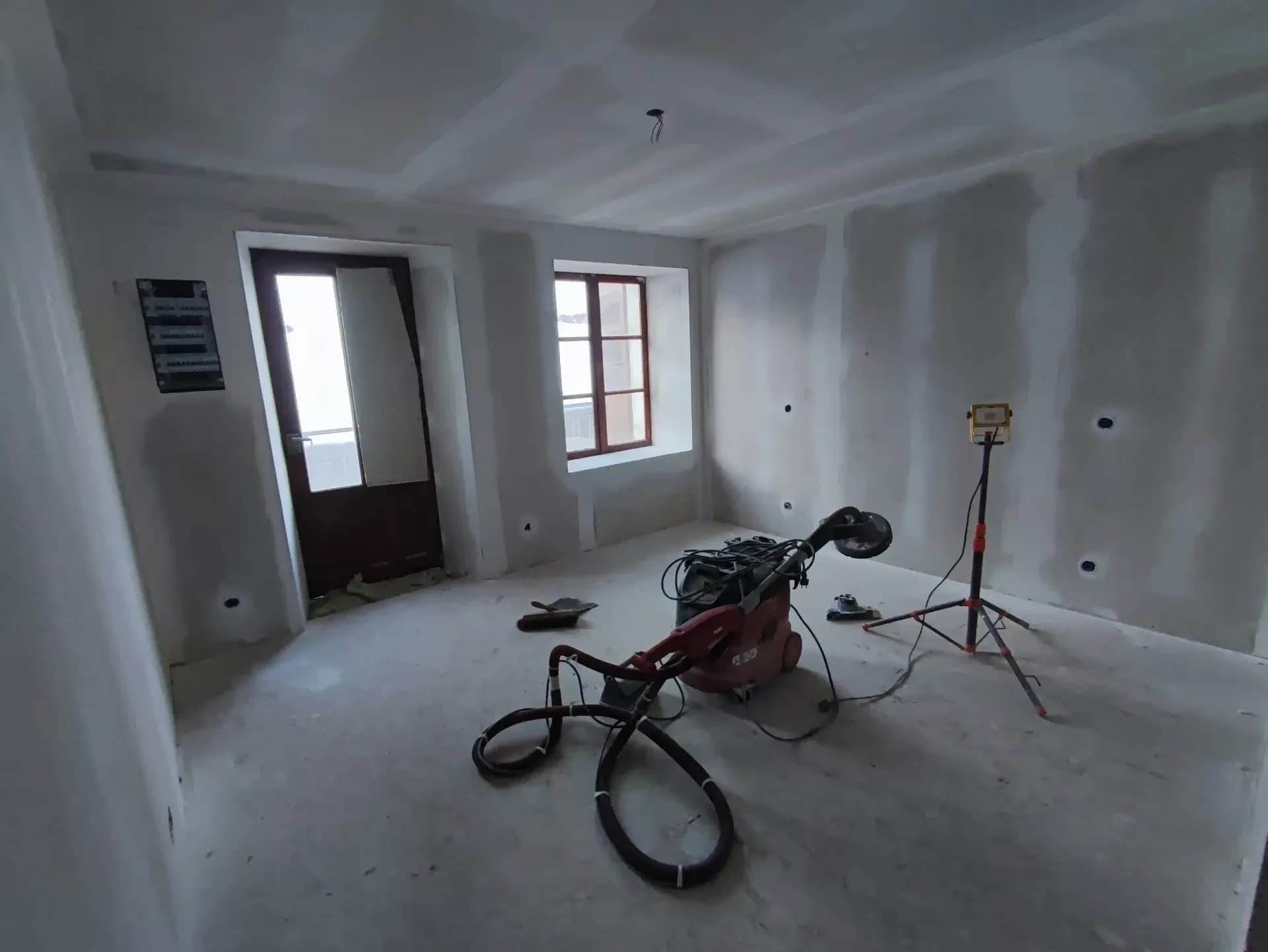 Rénovation d'une ancienne maison à Beaufort (73270) – vue du chantier 91