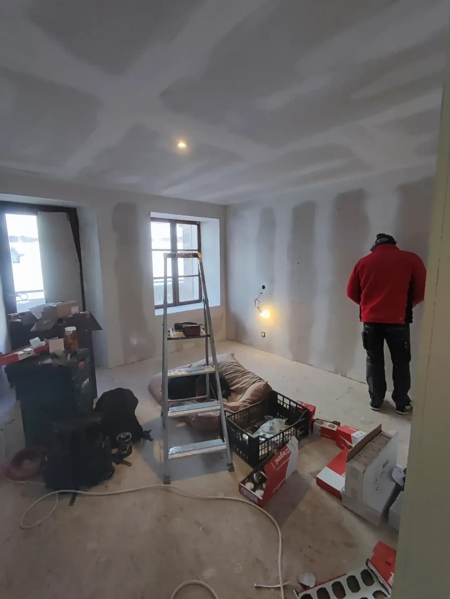 Rénovation d'une ancienne maison à Beaufort (73270) – vue du chantier 98