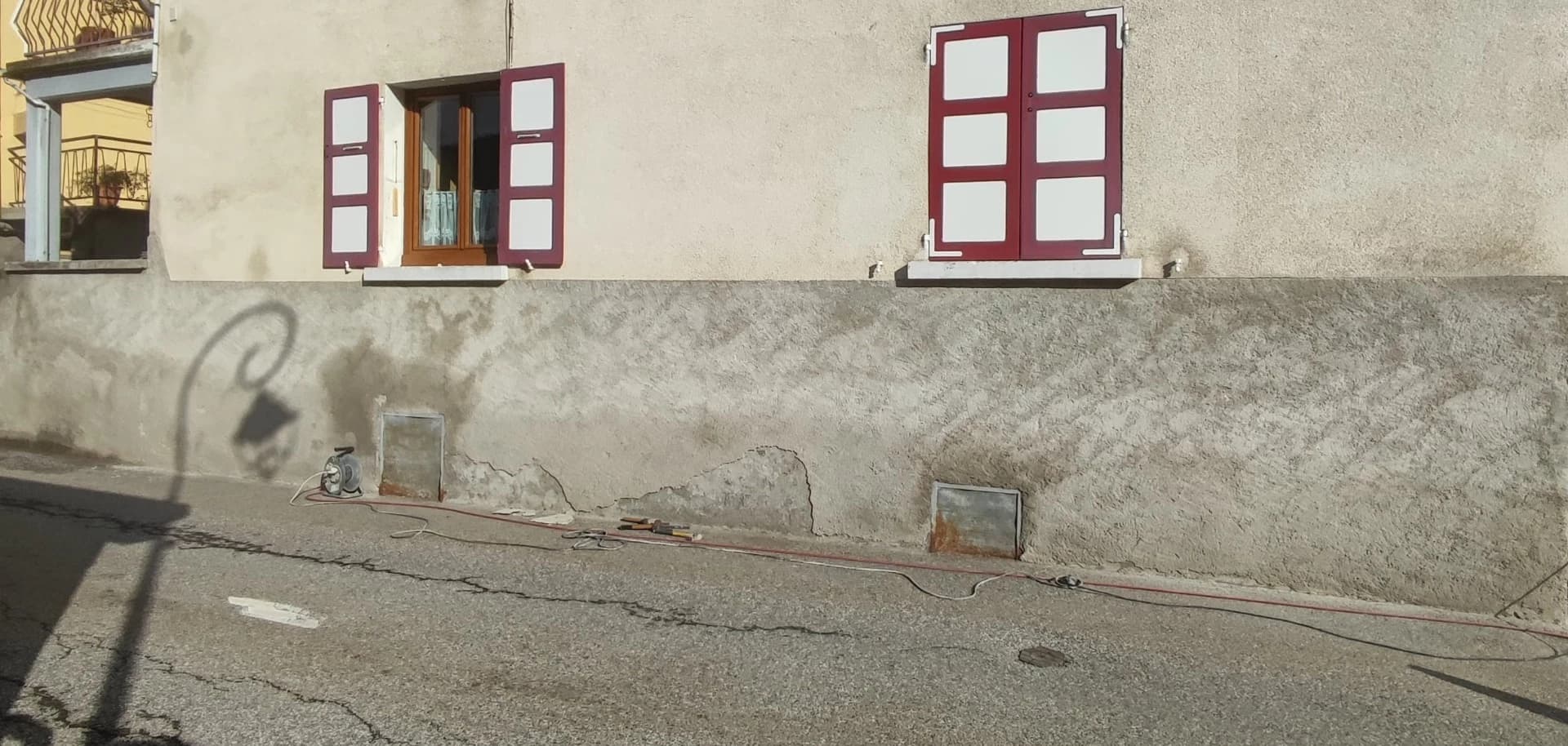 Les grilles d'aération sont rouillées