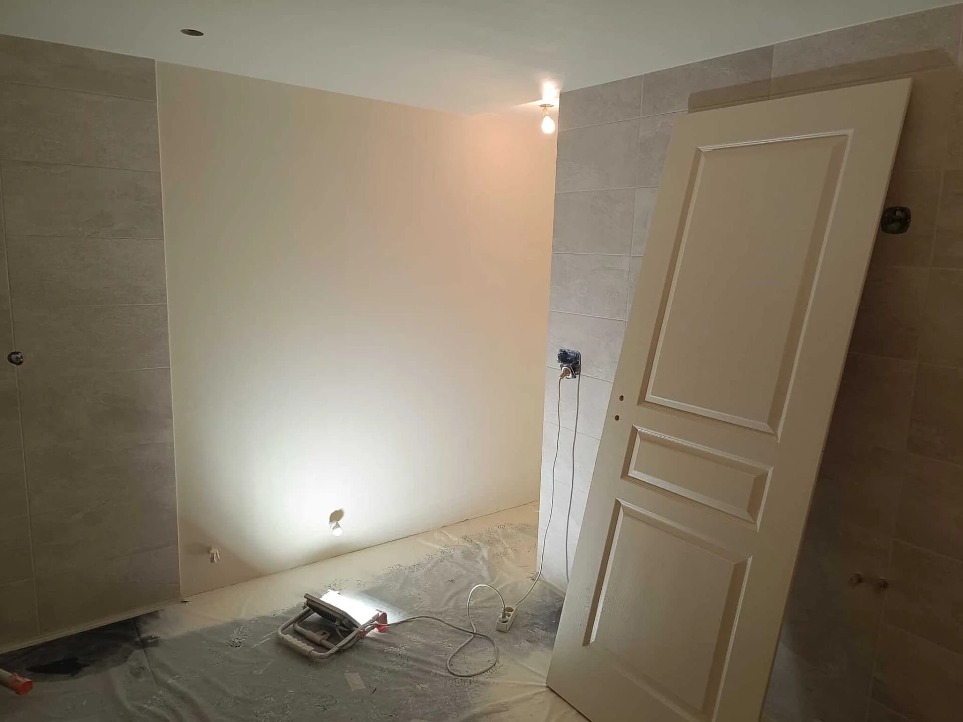 Rénovation salle de bain à Ugine – vue du chantier 35