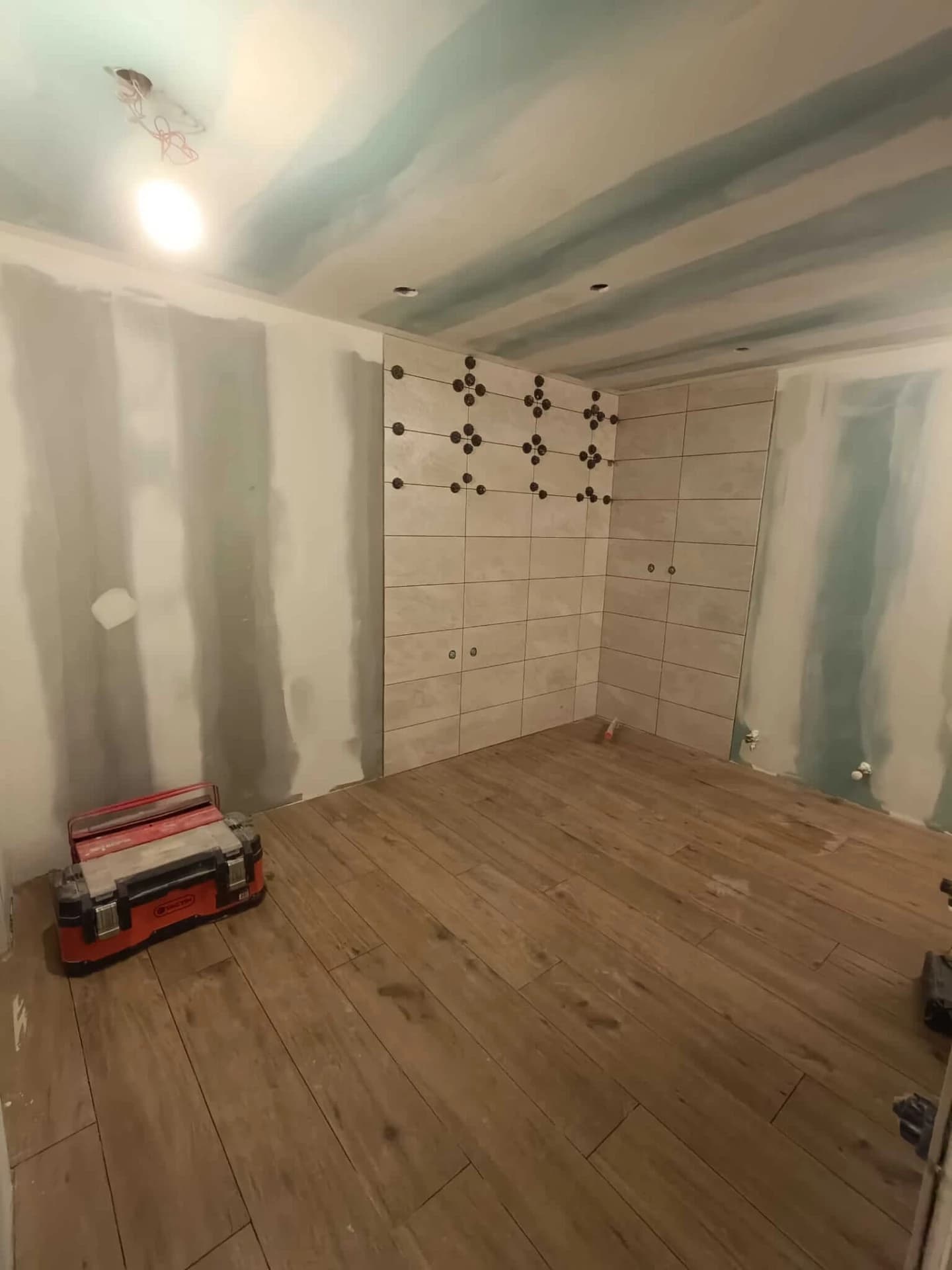 La zone de douche