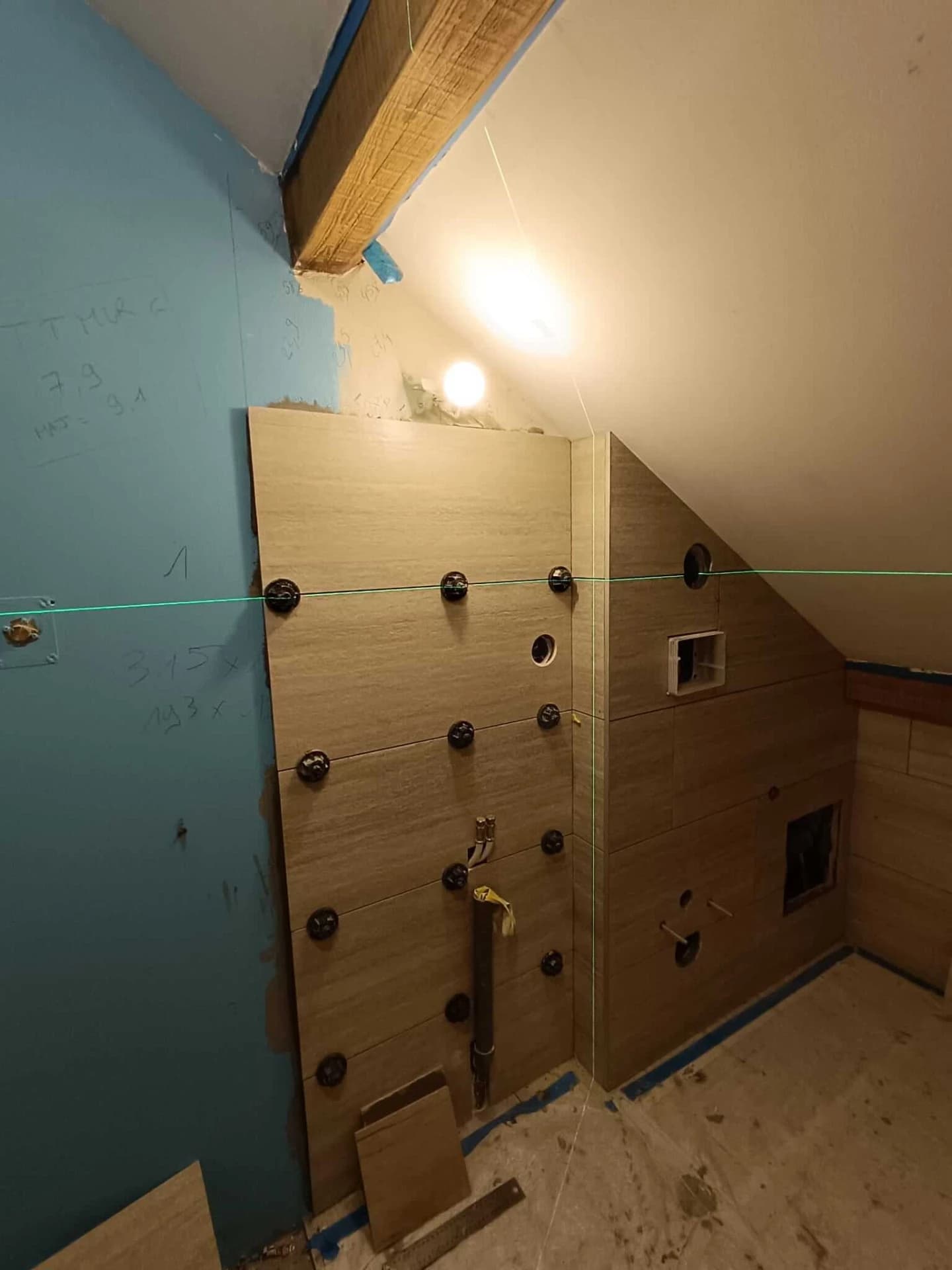 Rénovation salle de bain à Pallud – vue du chantier 19