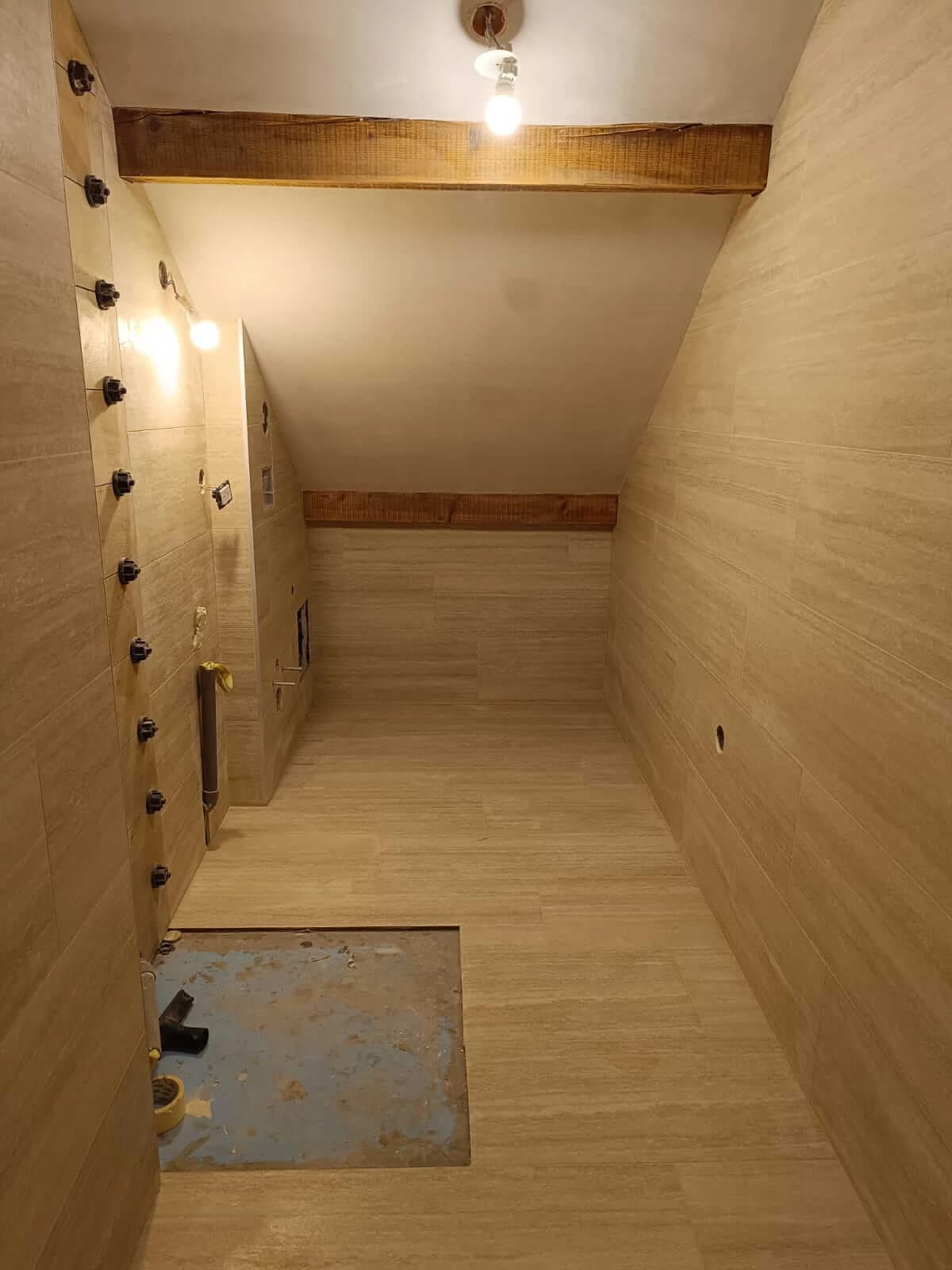 Rénovation salle de bain à Pallud – vue du chantier 27