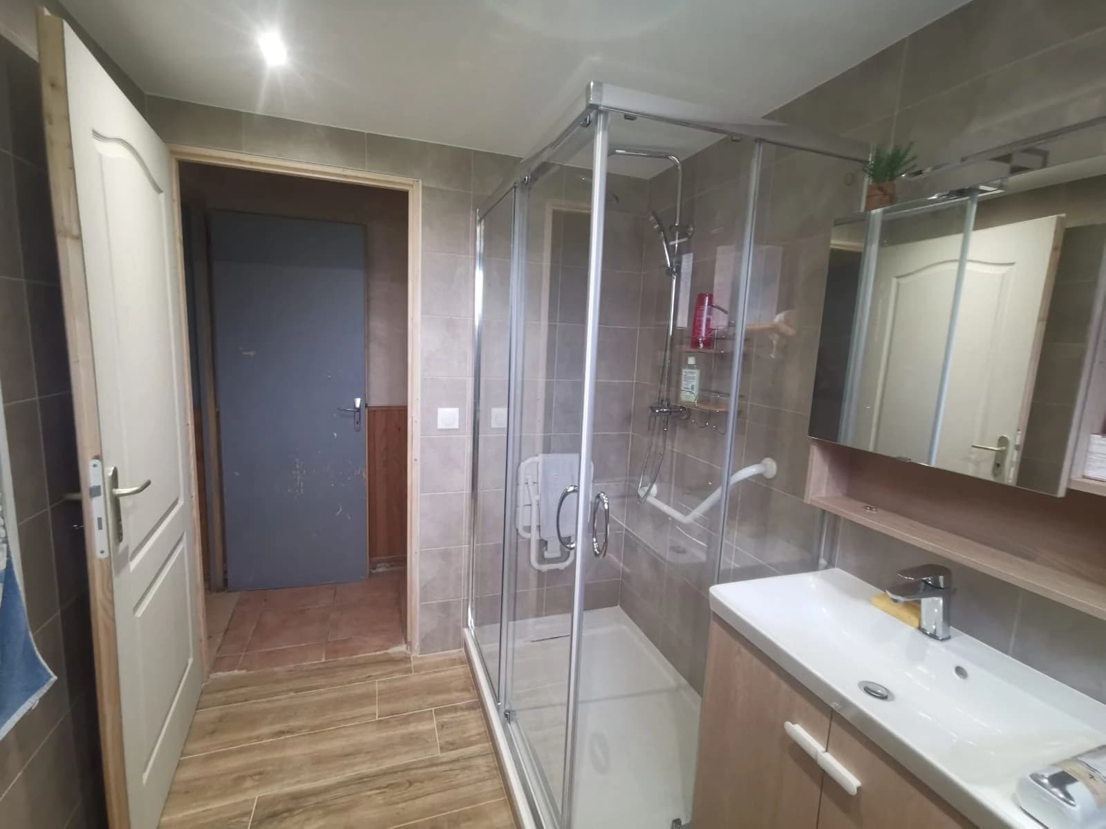 Rénovation salle de bain à Esserts-Blay – vue du chantier 34