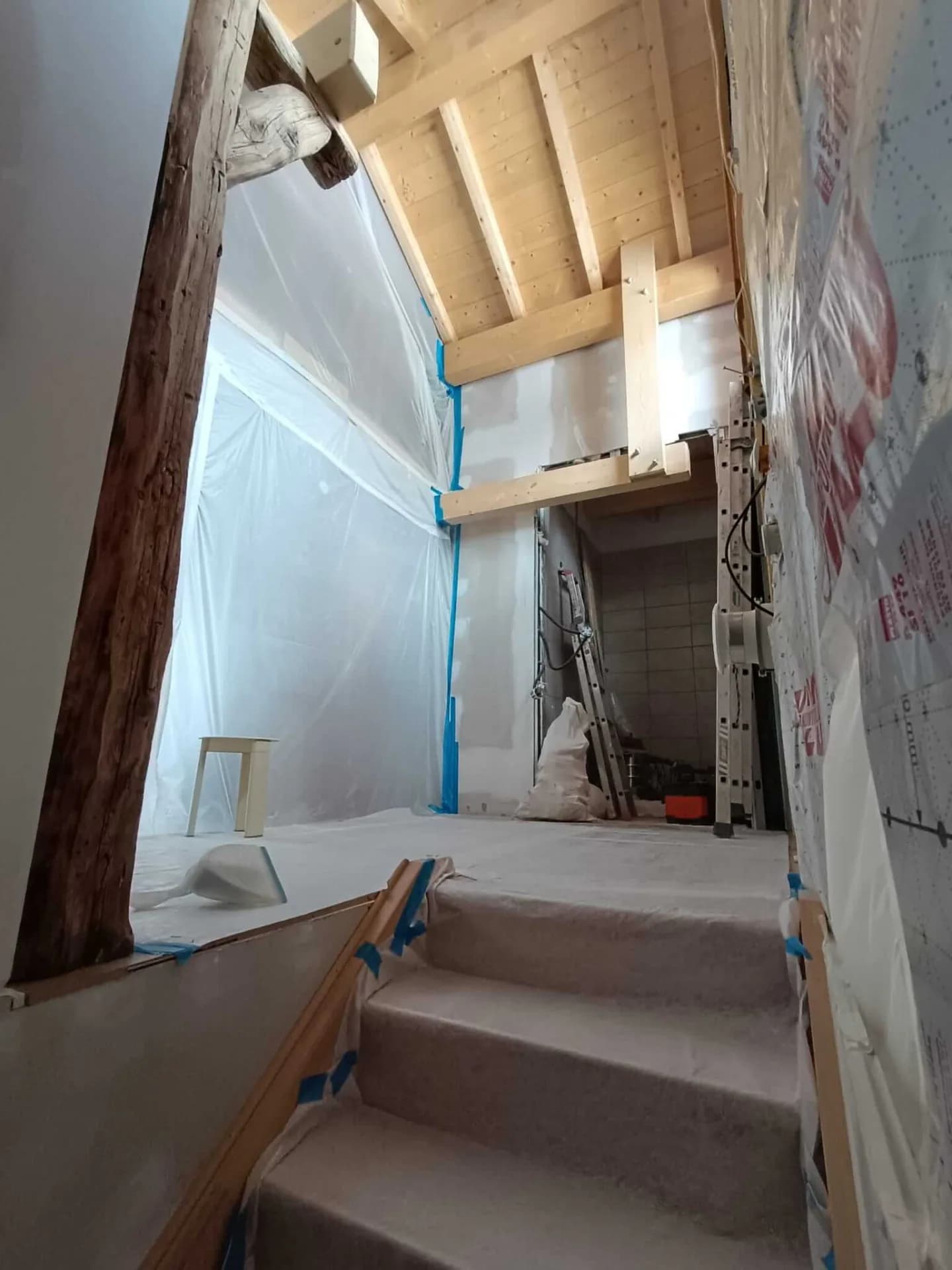 Agrandissement d’une petite salle de bain à Celliers